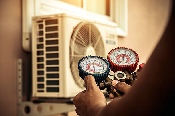 Professional Hvac technician working in Westville, IN